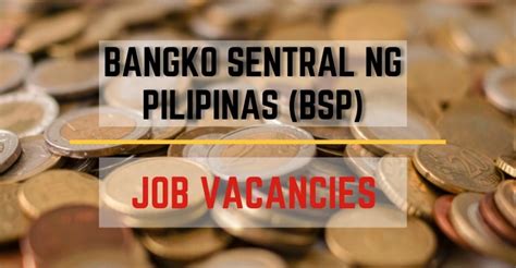 banko sentral ng pilipinas careers|WE'RE HIRING! Check out .